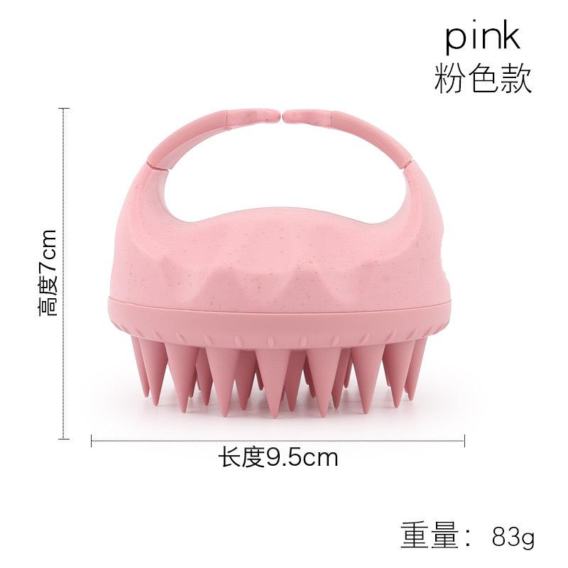 Shampoo Head Scalp Massage Brush Silicone Soft Skin Friendly Hair Washing Massager Comb SPA Massage Brush Beauty Hair Tool