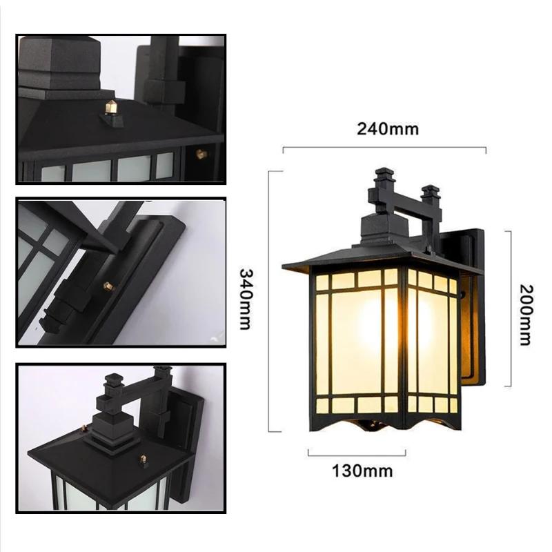 LED Wall Lights Outdoor Lighting Modern Home Decor Light Fixtures for Balcony Porch Lamp Waterproof Wall Sconces Home Decor