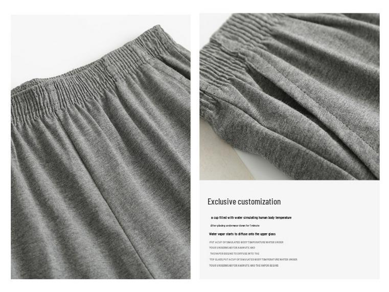 Men's Summer Pure Cotton Loose Fit Casual Shorts