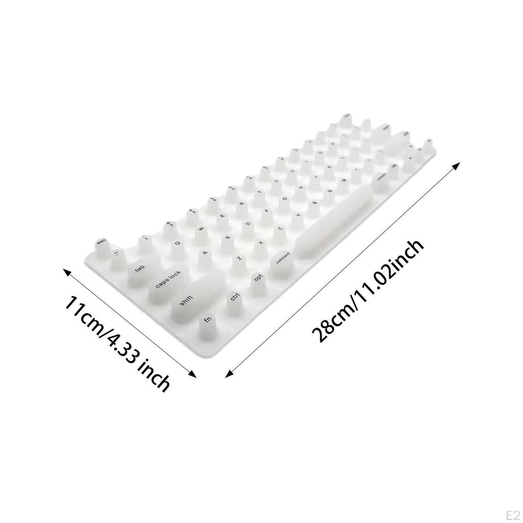 Anti-static Silicone Keyboard Cover Protector for Laptop, Comfortable And Practical Manicure