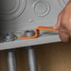 Tools 50900R Conduit Lockout Wrench Set, Tighten and Loosen Locknuts In Tight Spaces and Offset Bends