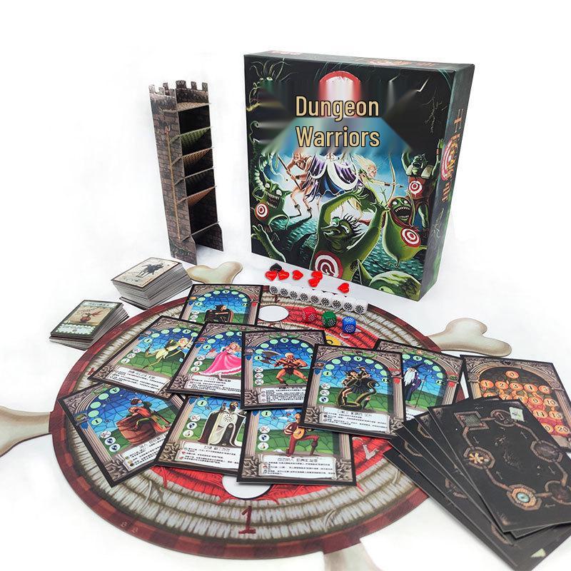 Dungeon Warriors: Team Adventure Dice Game for 1-6 Players