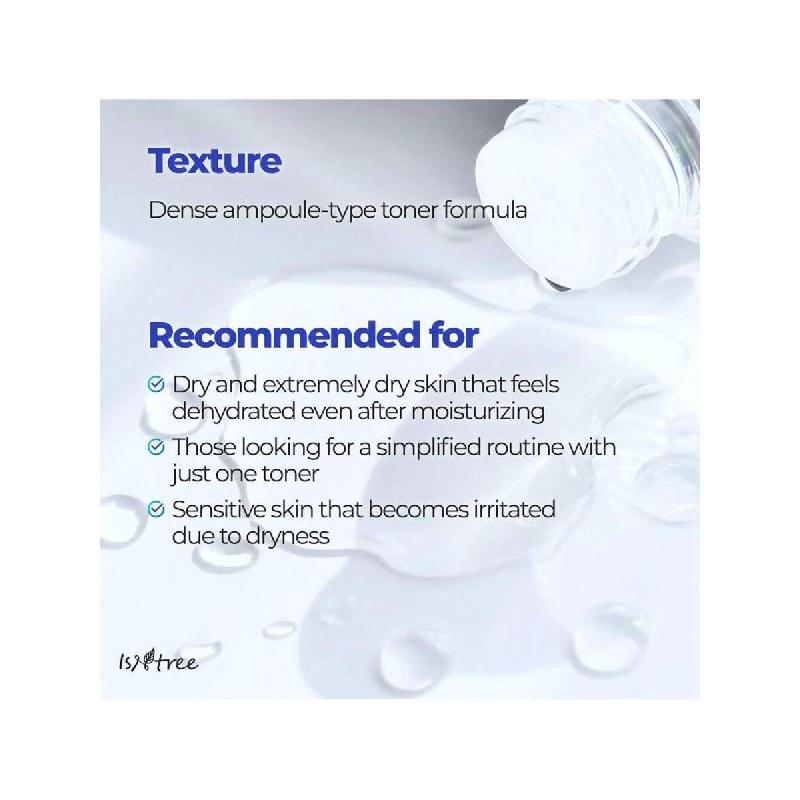 Isntree Hyaluronic Acid Toner Plus 200ml | Korean Skincare | Deep Moisture For Dry Skin | Fully Hydrates & Locks In Moisture | Ampoule-Like Texture