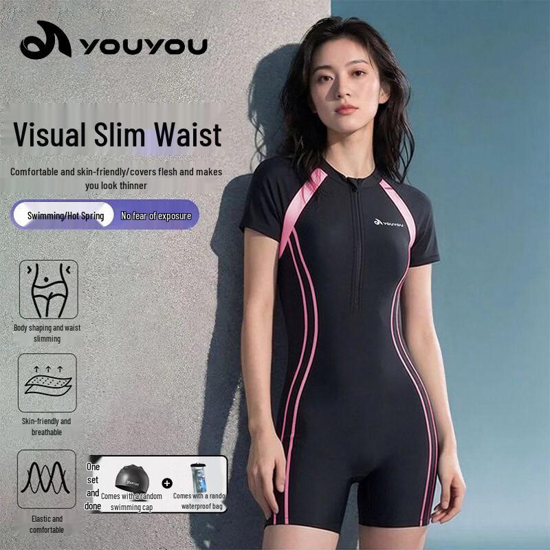 Women s Conservative Slimming Three-Piece Swimsuit Set L