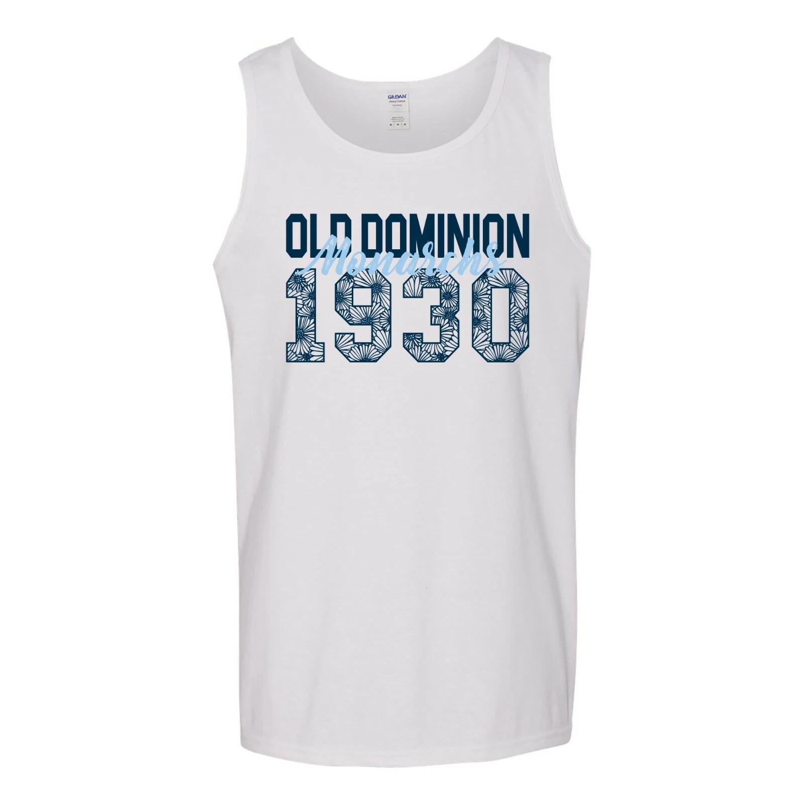 Old Dominion Monarchs Flower Power Tank Top - White M