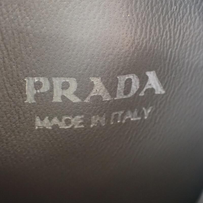 Prada 1BA296_NZV_F0480 geantă 2 în 1 gri Safiano Femei