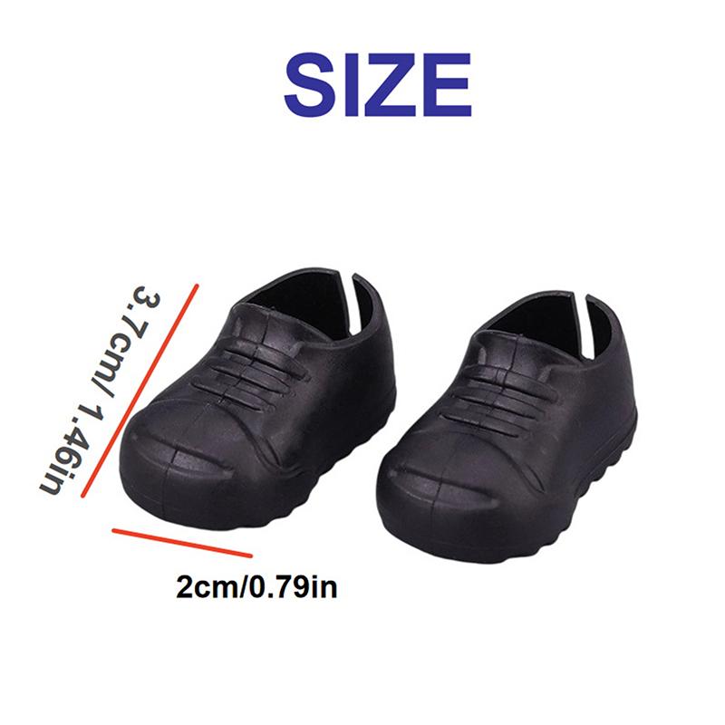 15/17cm Boty pro panenky Plastové mini boty pro panenky Mini prstové boty Oděvní doplněk pro 6,9palcové panenky Slepá krabička panenka