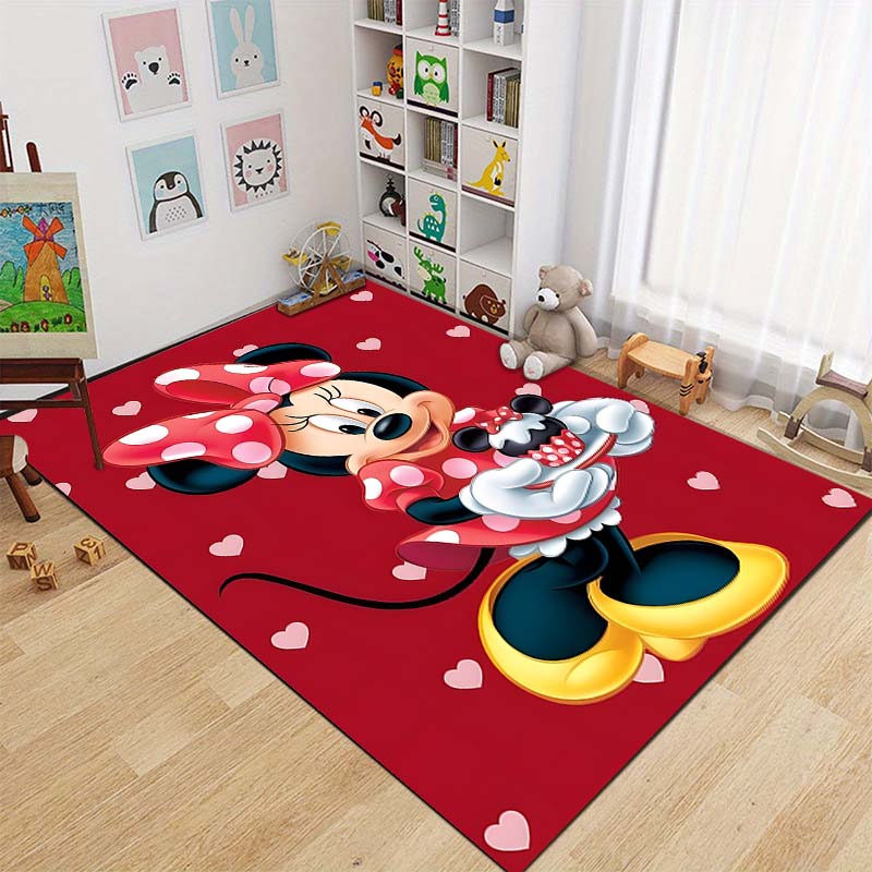 3D M-Minnie M-Mickey Mouse Bedrukte Vloerkleed Tapijt voor Woonkamer Slaapkamer Vloermat Decor Verassing Cadeau voor Jongens en Meisjes Potdemiel