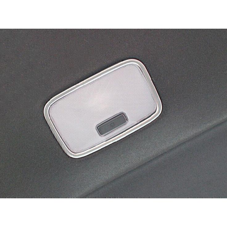 For Hyundai Elantra 2021-2024 Silver Steel Rear Reading Light Lamp Frame Trim