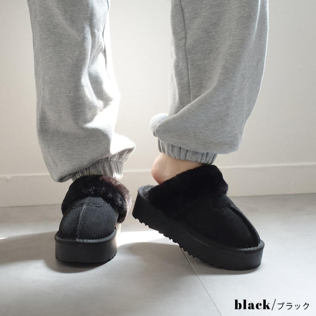 Amiami Schaffell Schaffell Plateau Schaffell Plateau Büroschuhe Größen CN406 Damen Hausschuhe, Stiefel, Hausschuhe, Sandalen, Schaffell, Herbst/Winter