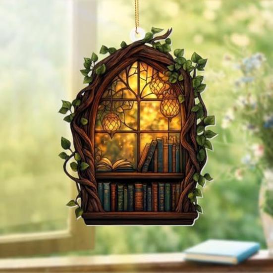 Platta akrylhänge med djur, färgglada solfångare för fönsterhänge, julgranspynt, trädgårdsdekoration, handgjord present till fjärilsälskare