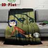 Coraline 2D Flat Pattern Flannel Blanket High Quality All Seasons Warmth and Comfort Perfect for Christmas Gifts.MMT0918270