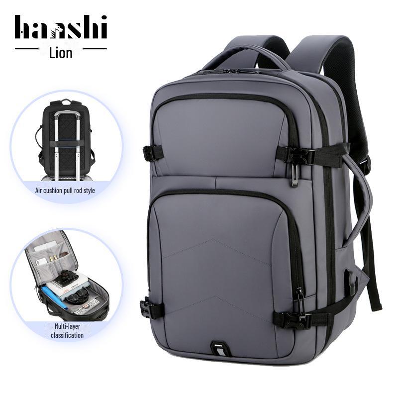 

Мужской модный водонепроницаемый рюкзак для ноутбука класса люкс - большая вместимость, дорожная и школьная сумка 17-inch