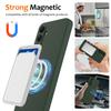 For Samsung Galaxy A25 5G (Global) (161mm) Magnetic Case Anti-Drop Liquid Silicone Phone Cover