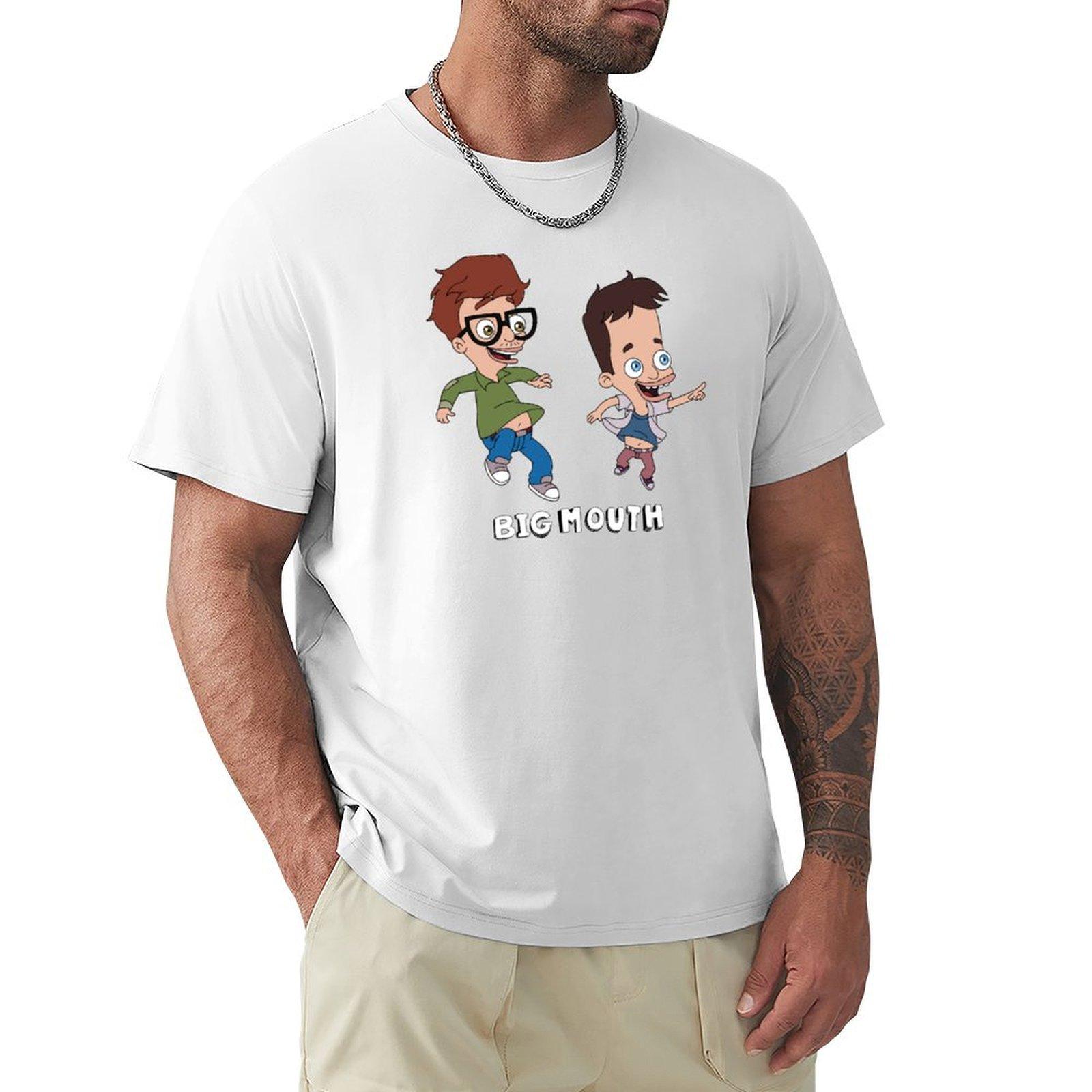 Nick And Andrew Bigmouth Tshirt Comfortable Daily Wear Tee S