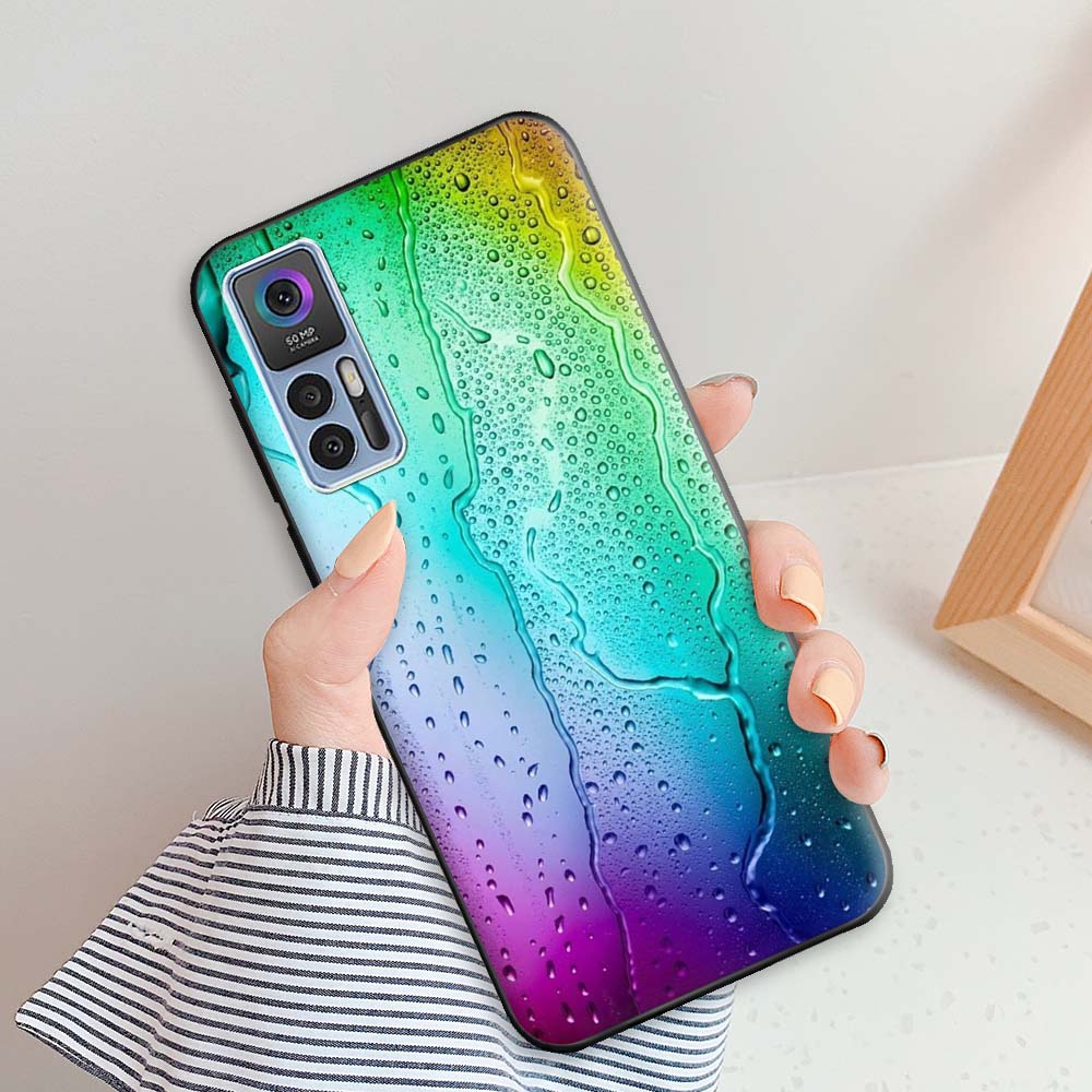 For TCL 30 Plus Case TCL 30 5G Luxury Silicone Back Cover Cases for TCL30 30Plus Shockproof Bumper Fundas TCL 30 5G Phone Bags