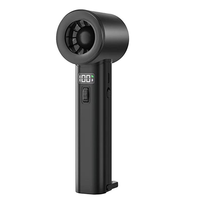 

Portable High-Speed Wind Power Handheld Fan with Ice Pack and USB Cross-border Version 3000mAh чёрный