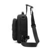 Geantă de umăr pentru bărbați, impermeabilă, USB, pentru bărbați, geantă pentru piept pentru bărbați, antifurt, scurtă de călătorie, pentru piept.