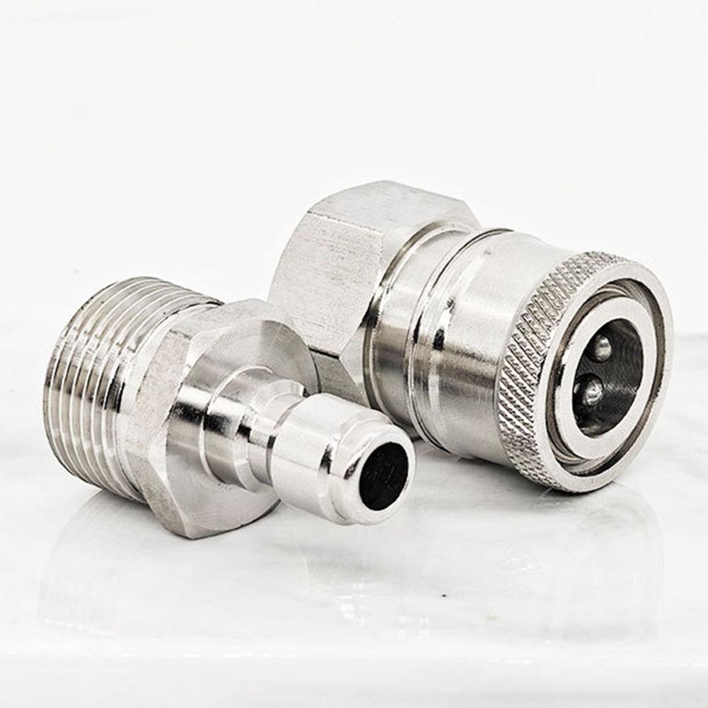Pressure Washer Quick Connector Stainless Steel Connector Easy Setup