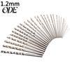 10 stks / set 0,3 mm-3 mm mini micro hss spiraalboor boorgereedschapset