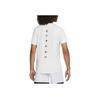 Nike Dri-FIT Logo Print Round Neck Short Sleeve T-Shirt Men Tops White CT6474-100