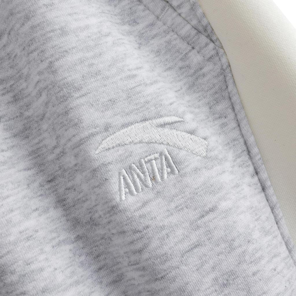 Anta Lifestyle Series Long Pants 2026 Spring Mens Knitted Sports Pants Men Bottoms Gray Gray-Pattern 952618301-1