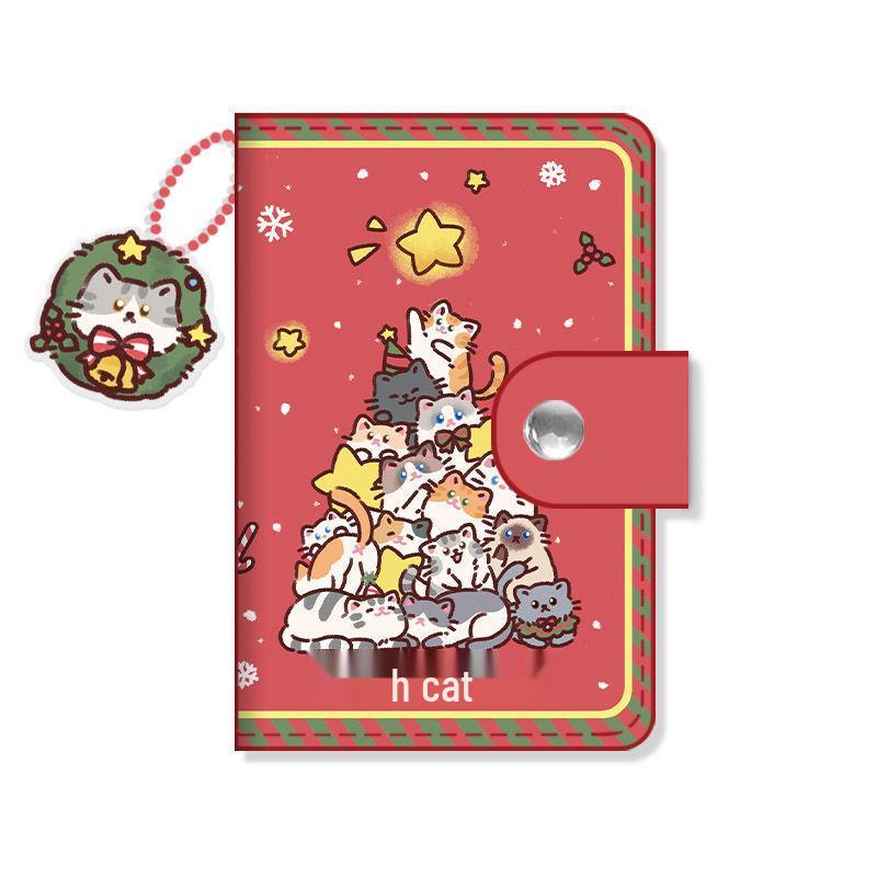 Leder-Kartenhalter im koreanischen Stil: Damen Geldbörse mit großer Kapazität, antimagnetisch, mit mehreren Kartenfächern und Münzfach.