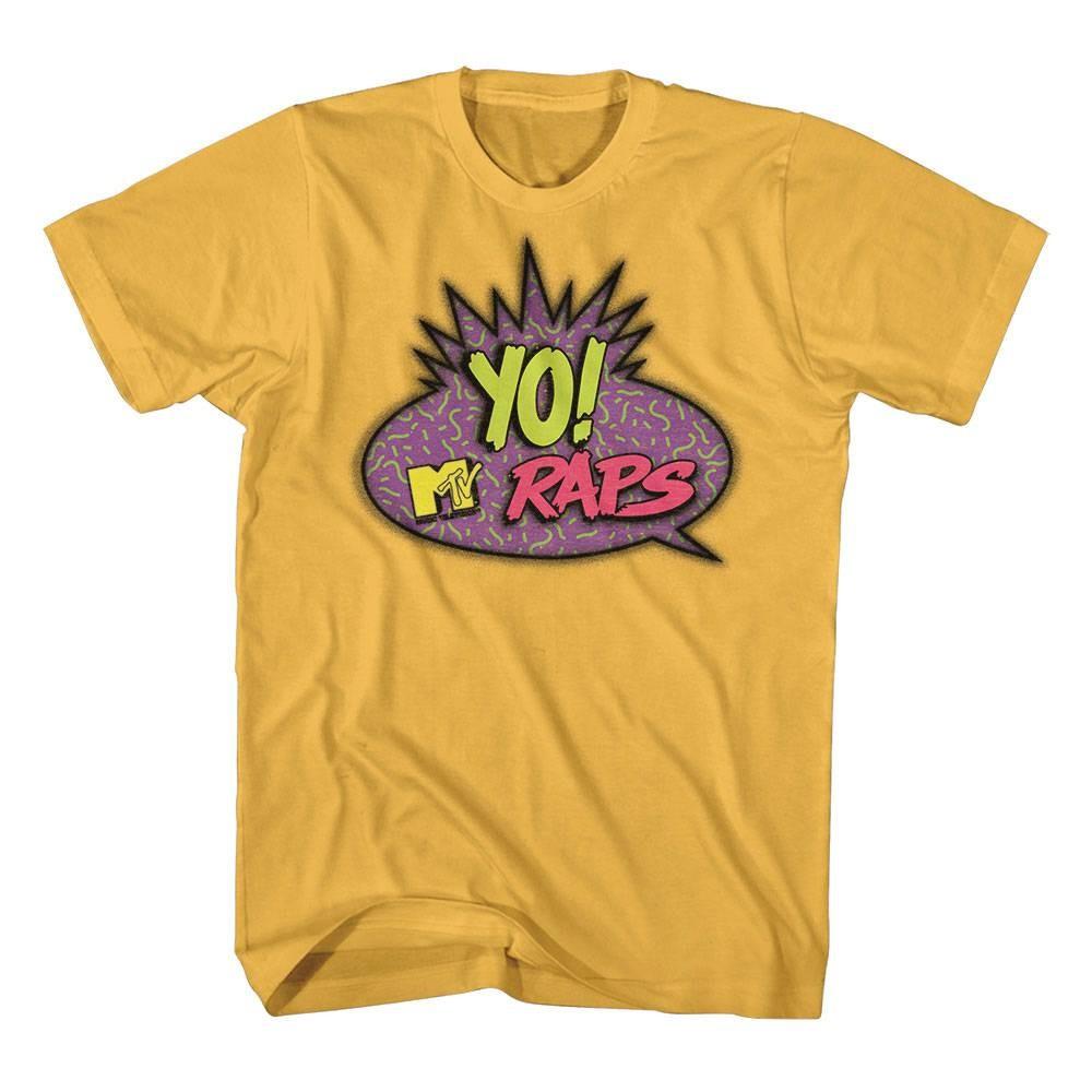Yo MTV Raps Speech Bubble Logo Men T Shirt XXXL