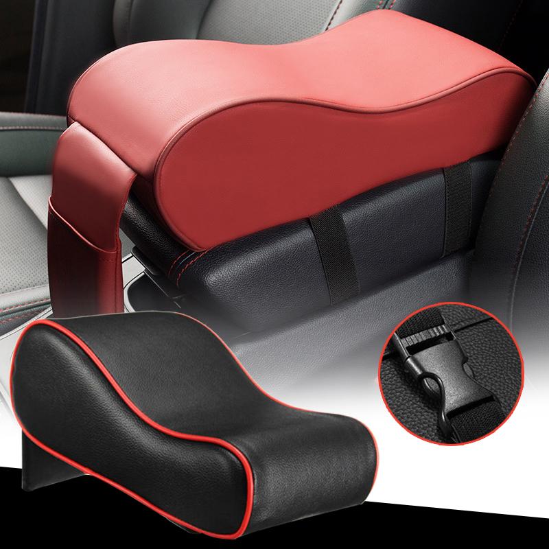 Pernă pentru cotiera auto din spumă cu memorie cu buzunar pentru telefon Scaun din PU Cotieră Covoraș Covoraș Suport pentru mâini Suport Accesorii auto