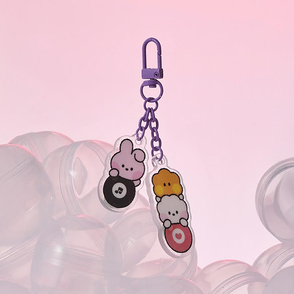 BT21 minini Lucky Gacha Acrylic Keyring B