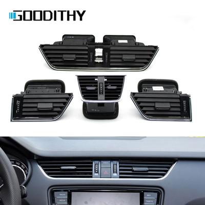 For Skoda Octavia 3 A7 5E MK3 Dashboard Front Rear AC Vent Grille Outlet Assembly 2015- 5E0820951CZLL,5E0819702,5ED819203