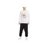 Nike Dopamine Print Pattern Round Neck Fashion Versatile Long Sleeve T-Shirt Men Tops White HJ3349-100