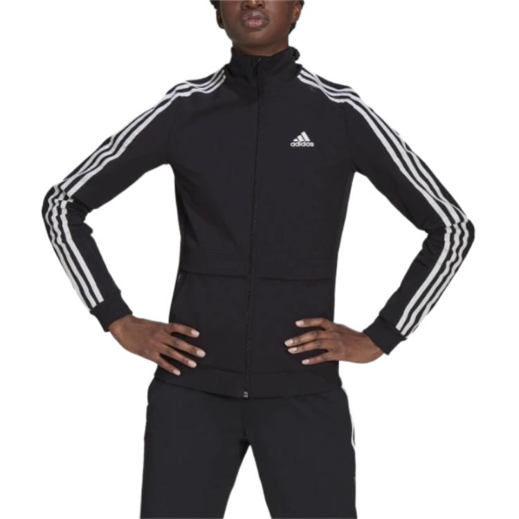 adidas Jackets Women's Black Stand Collar Moderate Other GK6154