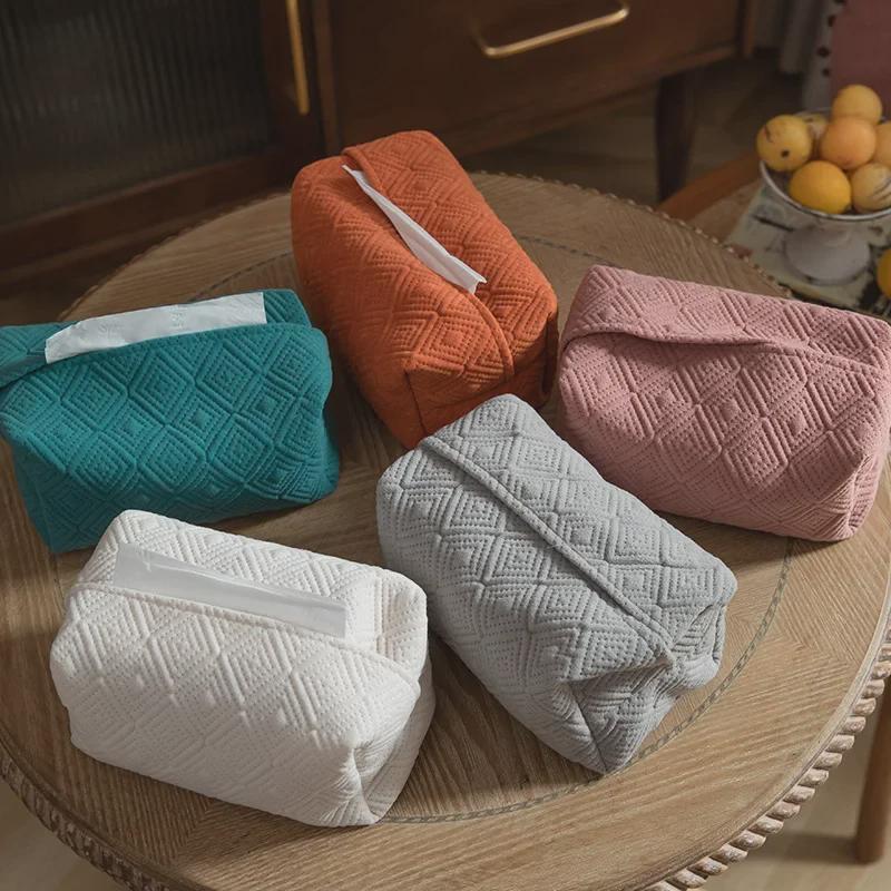 Scatola Porta fazzoletti Macaron Monocolore per Casa e Auto