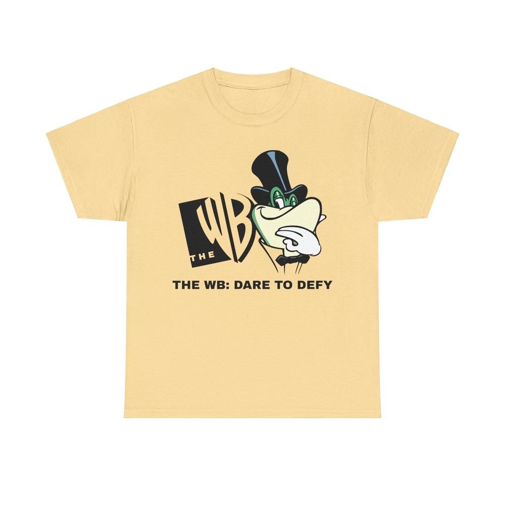TV Network The WB Dare to Defy Television Logo TShirt Unisex T-Shirt XXXL