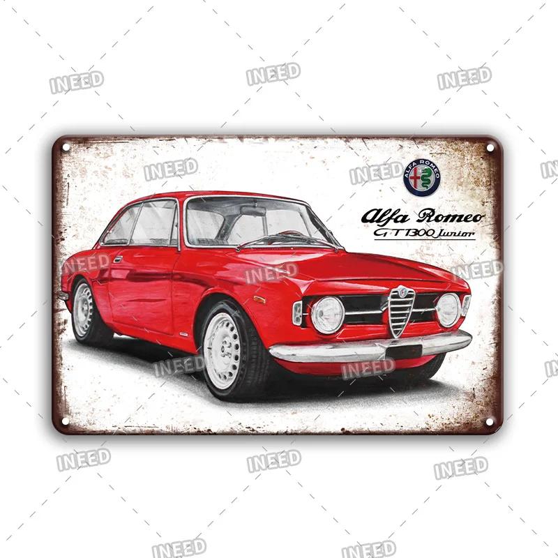 Retro Ford Mustang Metal Tin Sign Vintage Car Brand Wall Stickers Garage Decoration Man Cave House Wall Sign 8x12 Inch