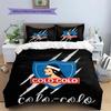 Colo-Colo Shield Logo Black Background 3 Pieces Duvet Cover Set Chile Soccer Bedding Set, Bedroom Home Decor Without Pillow Core Comforter