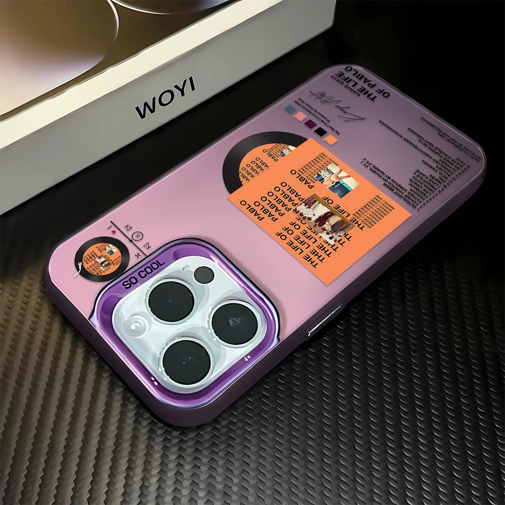 Music CD Case For Iphone 16 Pro 16E Cover For Iphone 15 14 13 12 11 Pro Max Cover Funda Bumber Coque 16 Pro Case Funda