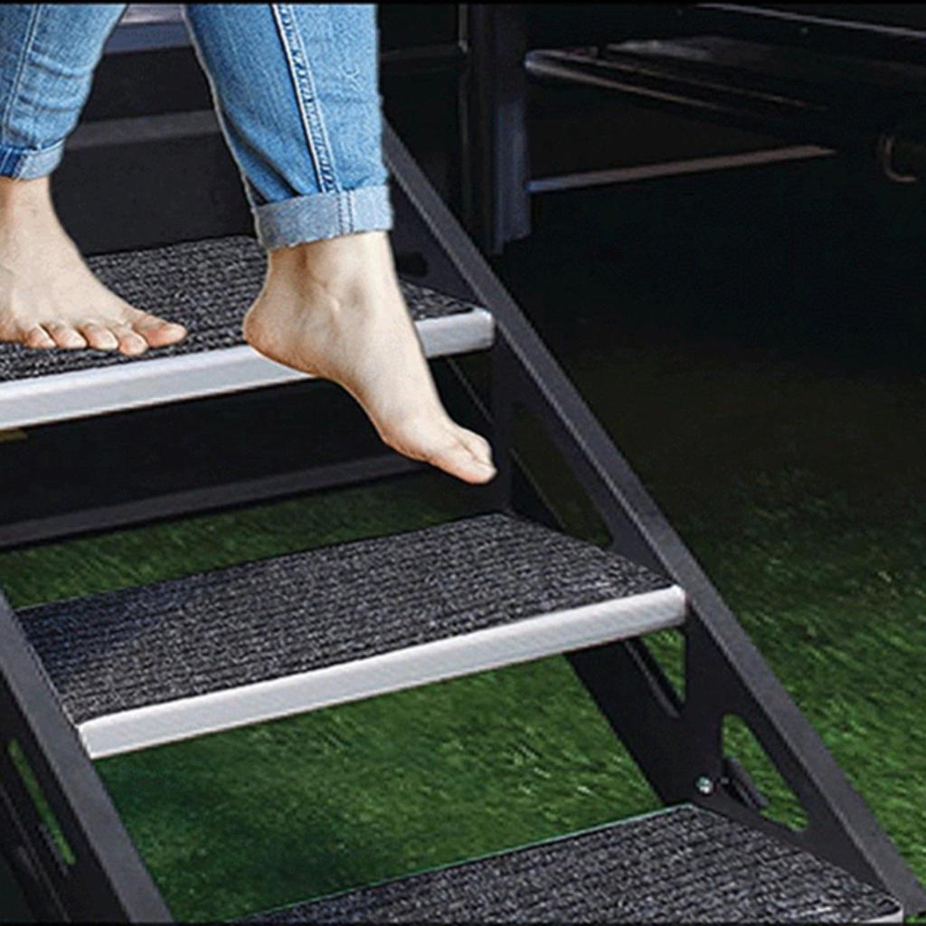 4 Pieces RV Step Cover Easy To Install Stair Mat