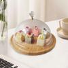 Acrylic Food Cover Clear Multifunction Lightweight Round Plate Protection for Home Kitchen