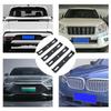 Portatarga per Auto 4 Pezzi Resistente alle Intemperie Senza Cornice Targa invisibile universale Telaio Targhetta Auto Per Esterno Anteriore Posteriore