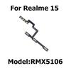 For Realme 15 Volume Power Flex Cable Power On Off Button Key Flex Cable Replacement RMX5106