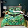 Butterfly Duvet Cover Europe Geometric Moth Bedding Set Queen Size For Kids Boys Girls Teens Mystic Fantasy Room Dorm Decorative