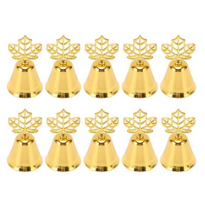 10 Piezas Portanúmeros de Mesa Estilo Europeo Innovador Forma de Campana Metal Portatarjetas de Lugar para Evento