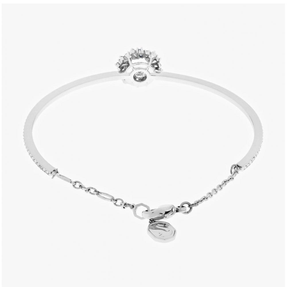 Swarovski 5680014 Idyllia Flower Bangle Medium Bracelet