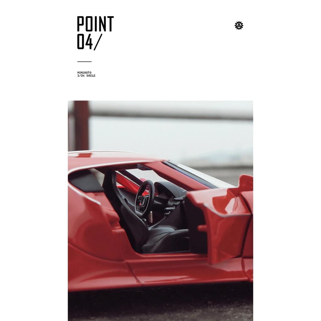 1/24 Bugatti Voice of The Night Automodell aus Druckguss, Spielzeugfahrzeuge aus Metall, hochsimulierte Sound- und Lichtkollektion, Kindergeschenk