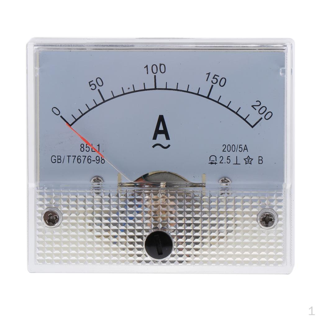

5A 85L1 Analog Panel Current Ampere Meter 0-200A