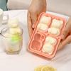 Bear-Shaped Silicone Ice Cube Tray with Lid Food-Grade Easy-Release Mold Leak-Proof Stackable Ice Cube Maker Home Bar Essential