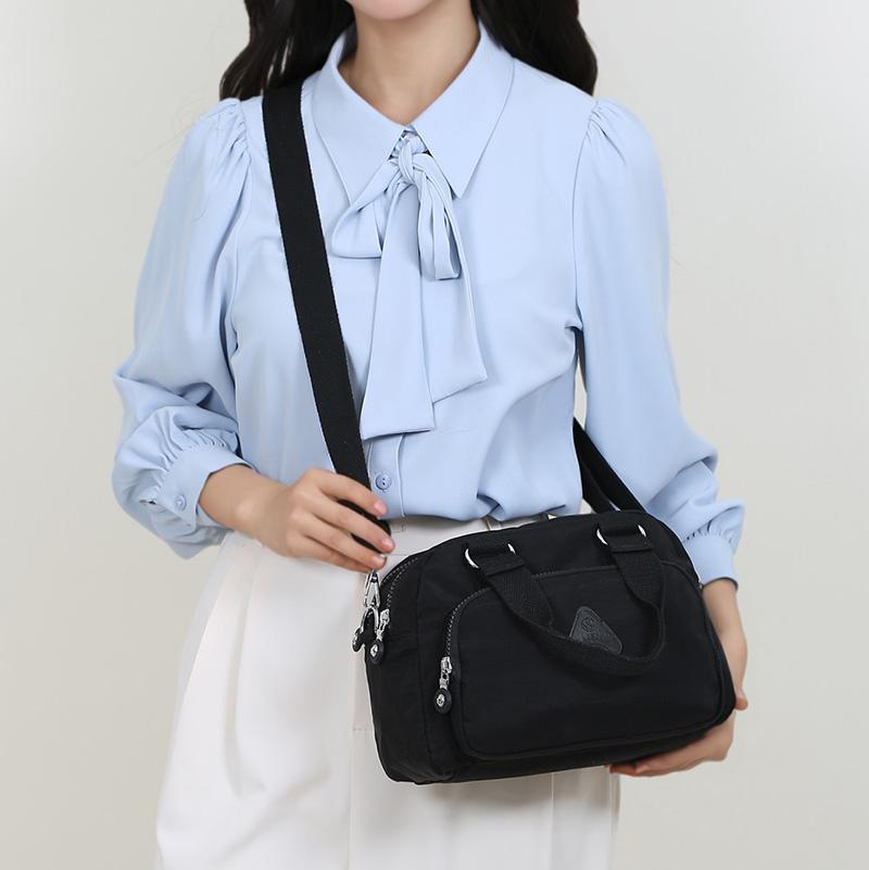 Shoulder Bag Women's Nylon Crossbody Bag Mother Bag Water-Repellent Handbag