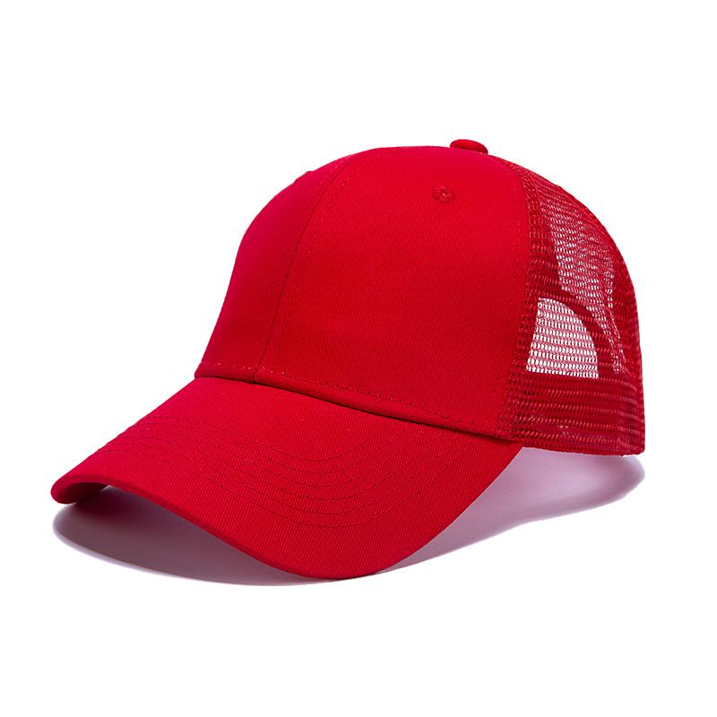 Custom Embroidery logo High Quality Mesh Cap Hats 6 Panel Trucker Hat